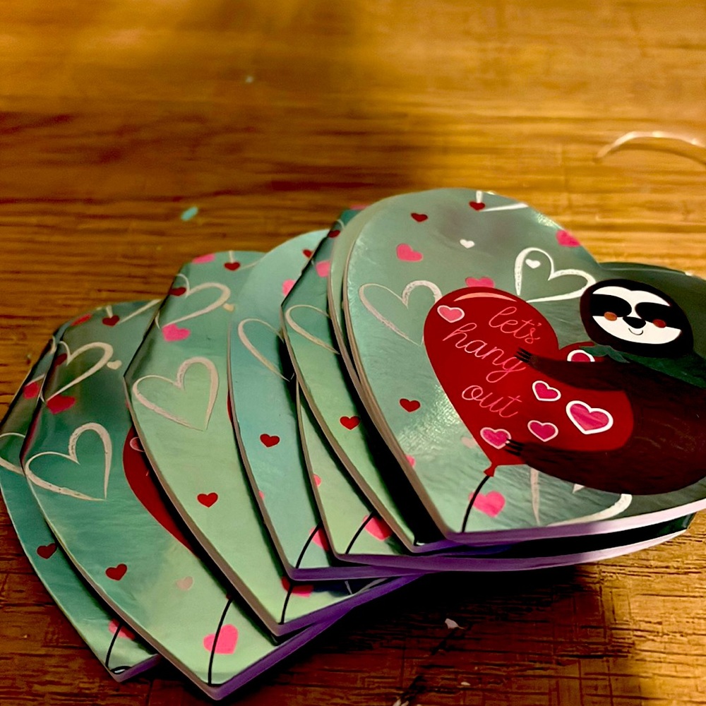 A sloth heart notebooks